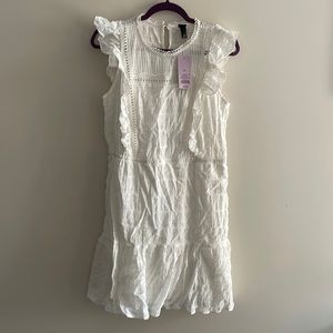 White Ruffle Flowy Sundress Wild Fable brand NWT Size M